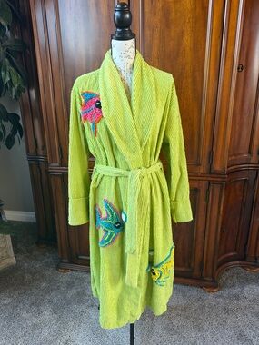 Canyon Group Lime Green Fish Chenille